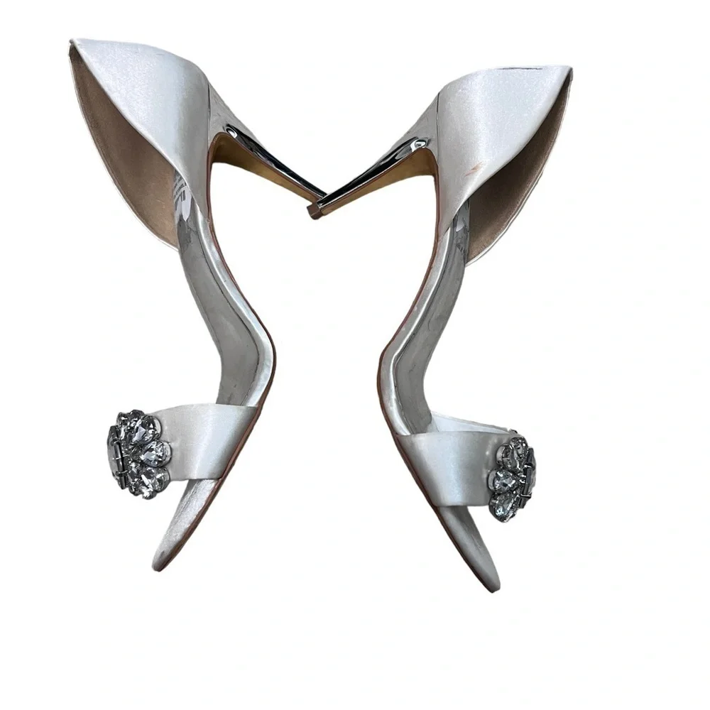 Champagne Jewel Wedding Peep Toe Heels by Ted Baker